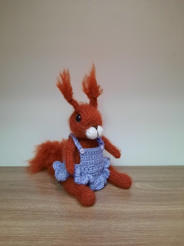 Мягкая игрушка Белочка, 18 см