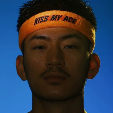 Sox&Co Kiss my ace headband оранжевый