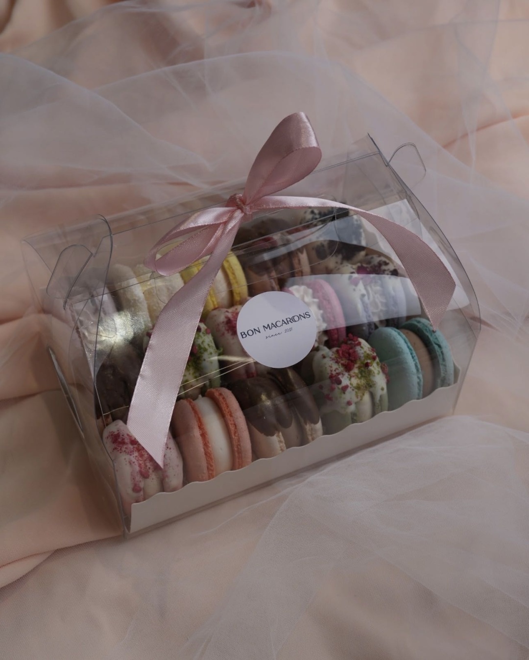 Bon macarons Набор "Сладкий подарок" 20*15*20см