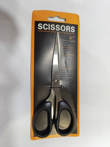 Ножницы универсальные Scissors 6, 15.5 см, черный