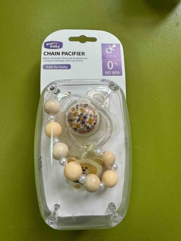 Пустышка Pretty Baby 2456, 1 шт, бежевый