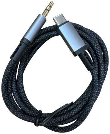 Кабель 3.5 mm jack - USB Type-C 1 м
