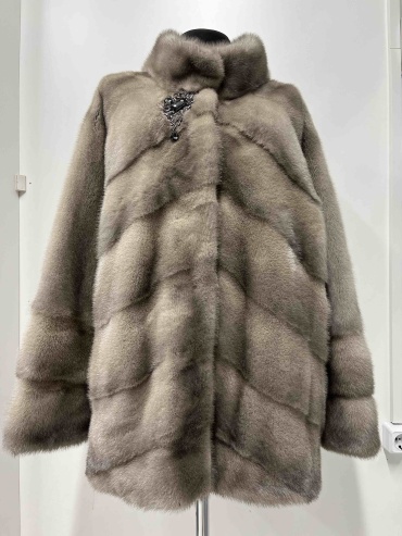Шуба серый
