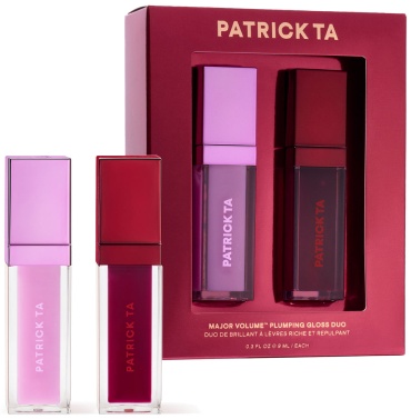 PATRICK TA Major volume plumping gloss duo блеск для губ Plumping gloss (sheer) “Headliner”/ Major volume plumping gloss “Mainstage”