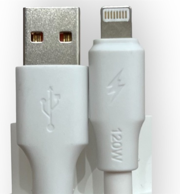 Кабель USB 3.0 (F), Lightning, Lightning (F), Lightning (M), 1 м, белый