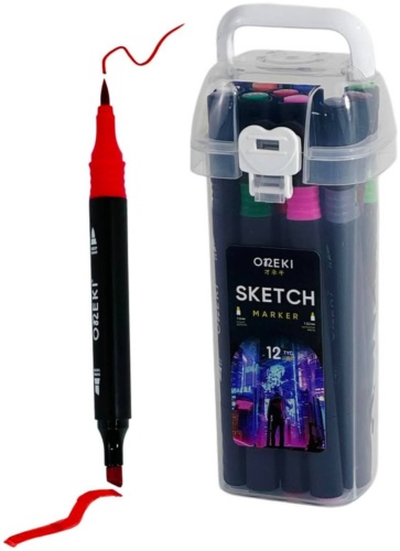 Фломастеры Sketch 12 цветов