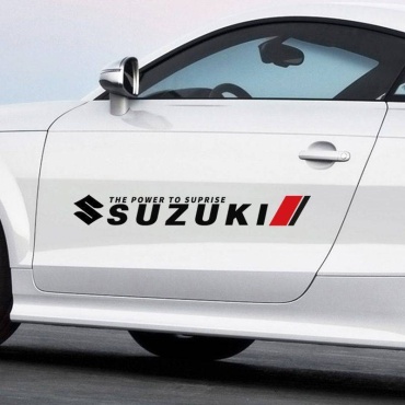 Авто наклейка Suzuki чёрный наклейка