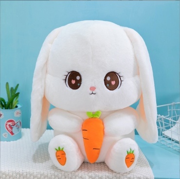 Мягкая игрушка Kazimport Кролик, высота 50 см, белый
