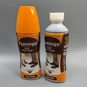 Средство для чистки обуви Краска коричневый, 30036951_Flamingo 662129037
