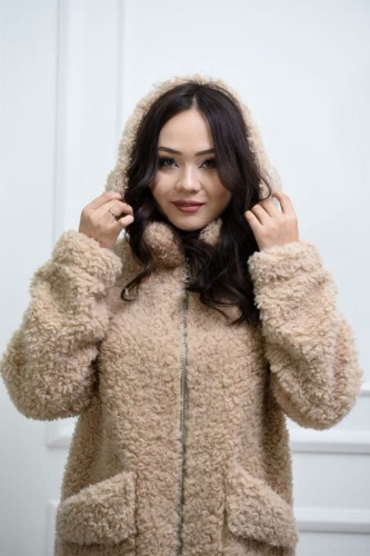 Дубленка 121JOY бежевый