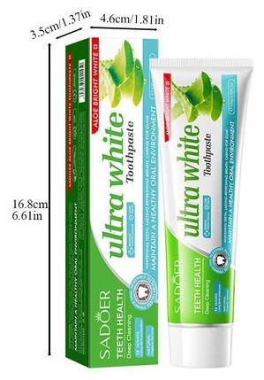 SADOER зубная паста Brightening Whitening Staining Toothpaste 100 г