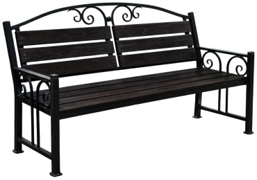 Скамейка с элементами ковки венге, С30276443_750400151 150 см