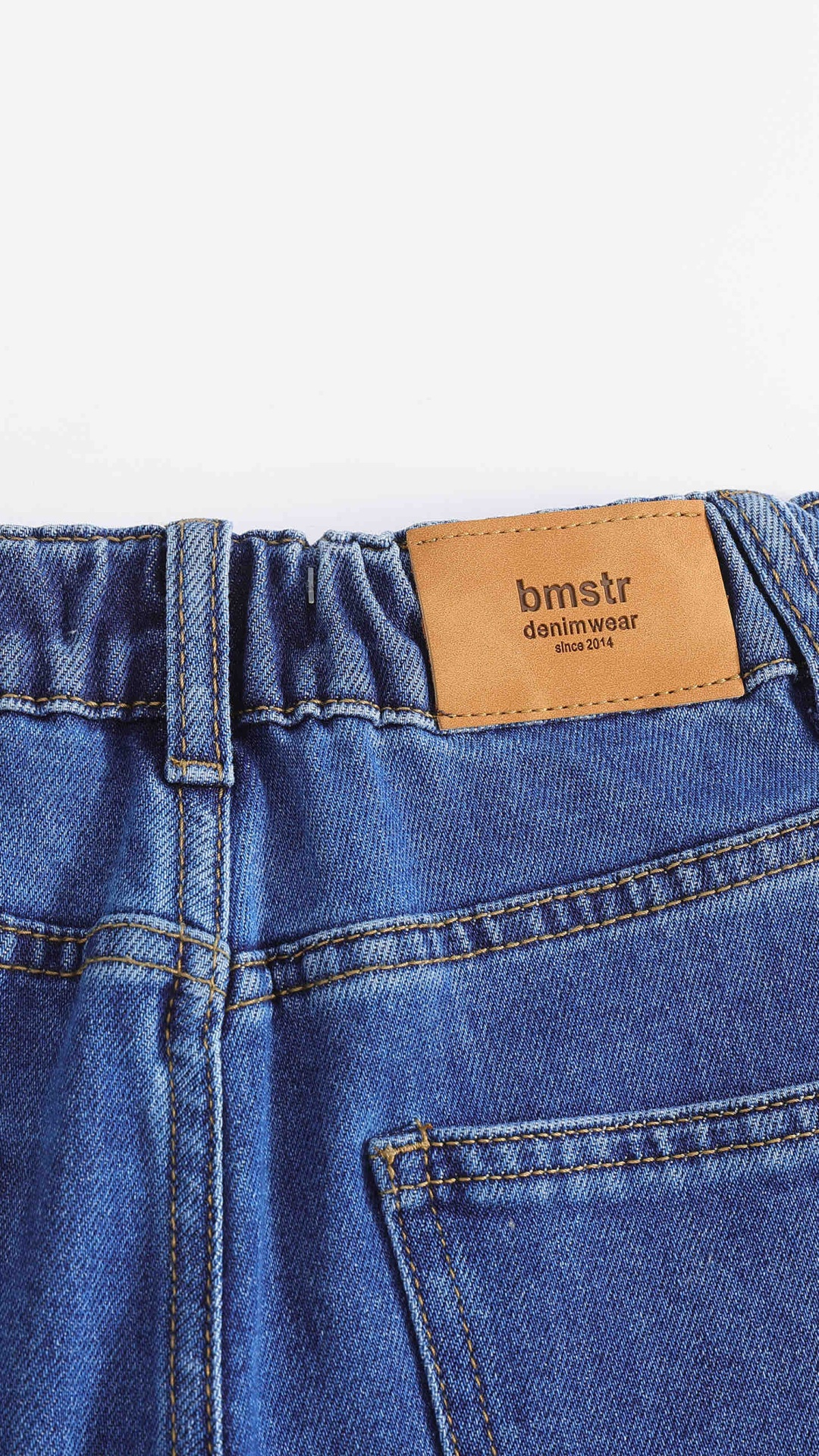 Джинсы прямые Bmstr синий
