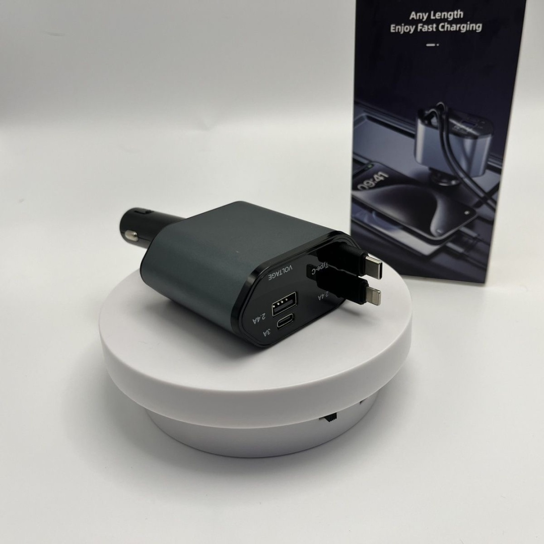 Зарядное устройство Универсальный USB Type-C, USB серый