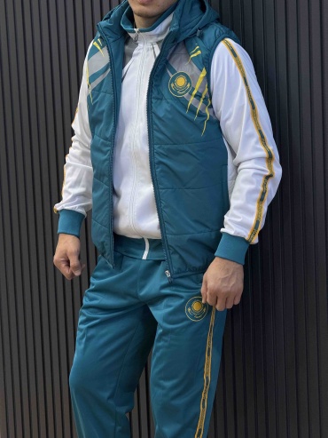 Парка Champion_kaz_shop бирюзовый