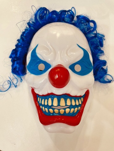 Маска Злой клоун Halloween Evil clown mask