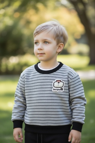 Толстовка Kids Moda серый, белый