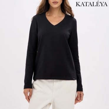 Лонгслив Kataleya черный