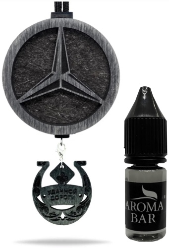 AROMA BAR ароматизатор эко-волокно Mercedesblack Sauvage 10 мл