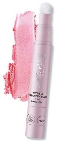 JOKO PURE MOUSSE LIP&CHEEK BLUSH#01/Румяна в креме 3 в 1 #01 3,5 мл румяна 01
