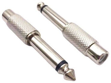 Переходник LuxVoice 6.35 mm jack - RCA 0.06 м
