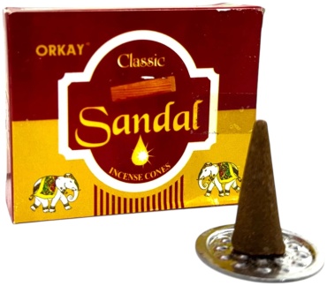 ORKAY благовония конусные Sandal 12 шт