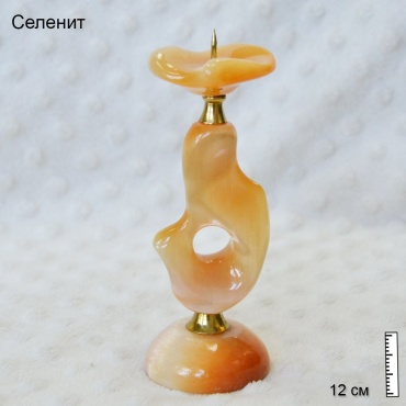 Омский свечной завод подсвечник 011586, селенит