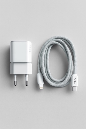 Зарядное устройство HC-4-20W-EU Lightning, USB Type-C 20 Вт белый