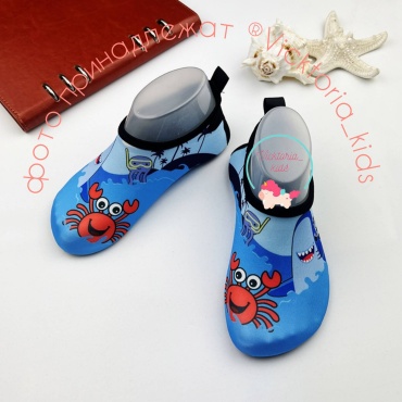 Гидрообувь Vicktoria Kids Vk0123shark26.27 5 мм голубой 24, 25