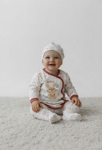 Комплект Beyzi kids белый, красный