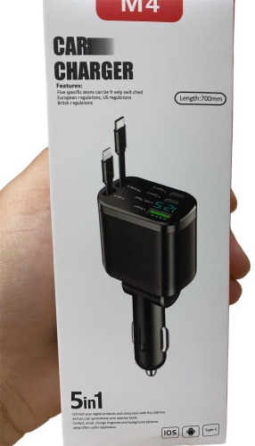 M4 Lightning, micro USB, USB Type-C, USB 100 Вт черный