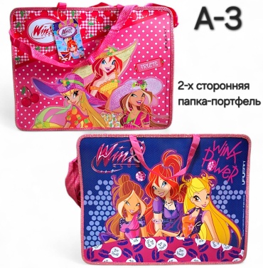 Папка-портфель Winx Club Winx Club, А3термосварка, мультиколор