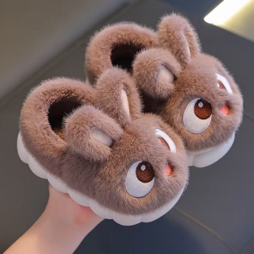 Тапочки белый, коричневый