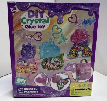 DIY Crystal Glue Toy: Unicorn Paradise