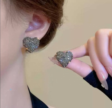 Серьги бижутерный сплав, стекло