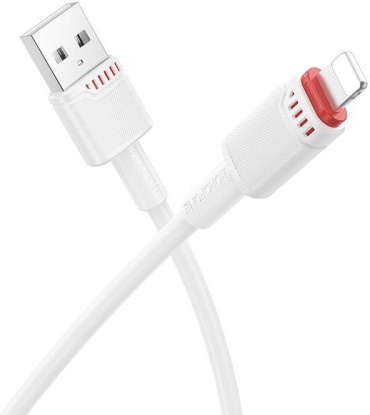 Кабель Borofone USB 2.0 (M), Lightning, 1 м, BX110 белый