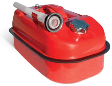 Канистра горизонтальная AUTOPROFI KAN-500 (10L) красная 10 л