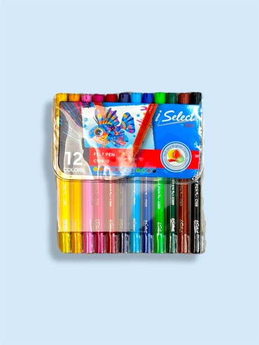 Фломастеры Deli iSelect 169-12 цв