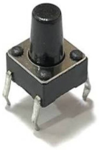 OEM кнопка Кнопка тактовая 6-6-9мм 5шт, черный