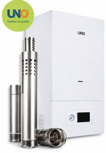 Газовый котел UNO AVS-CTFS 50 кВт с дымоходом