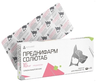 NITA-FARM Преднифарм Солютаб противовоспалительный 16 мг 20 таблеток
