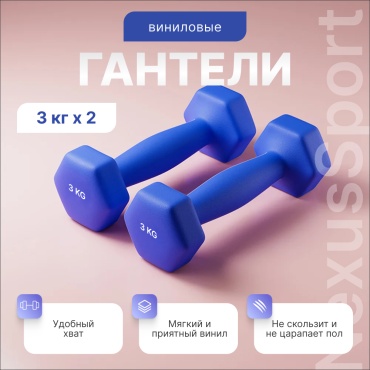 Набор гантелей неразборная 6 кг