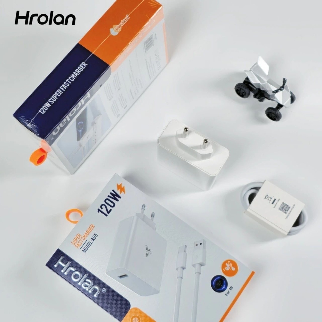 Зарядное устройство Hrolan A05 120W USB Type-C белый