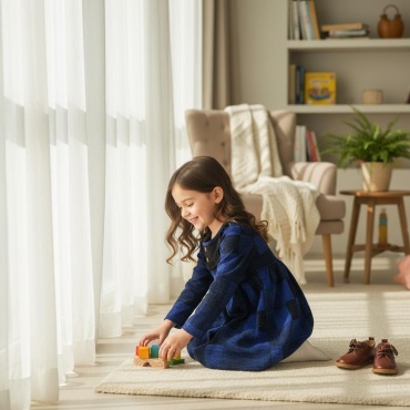 Нарядное платье VALLE KIDS синий