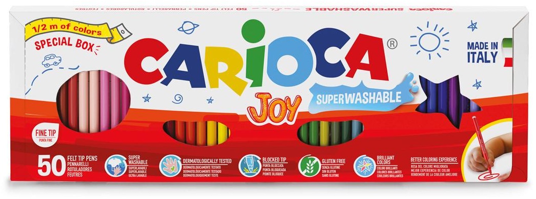 Фломастер Carioca 50 шт