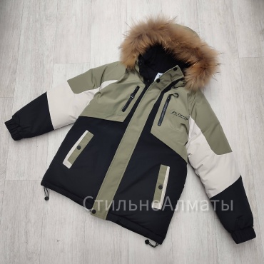 Зимняя куртка ANGIER BRUCE хаки