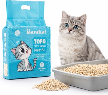Наполнитель Barakat Тофу нейтральный впитывающий 6 л