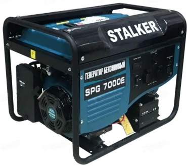 Электростанция бензиновая Stalker 5 кВт 1 (220 В), Stalker 7000 EN
