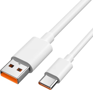 Кабель USB Type-A (F), 1 м, белый