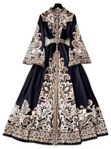 Сарафан FASHION II черный, коричневый